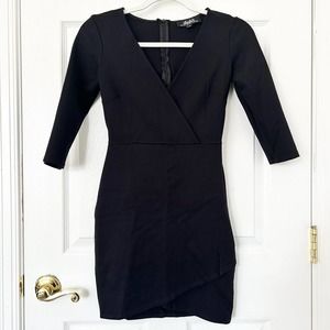 Lulus Black Bodycon Mini Dress Women’s Small